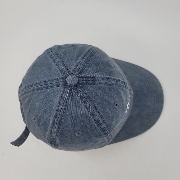 Unisex Blue Denim Jean America Embroidered Baseball Cap 100% Cotton - Picture 9 of 9